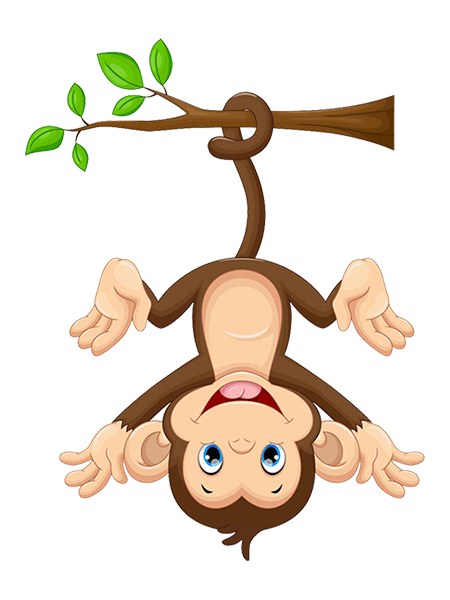 monkey-hanging-from-a-branch