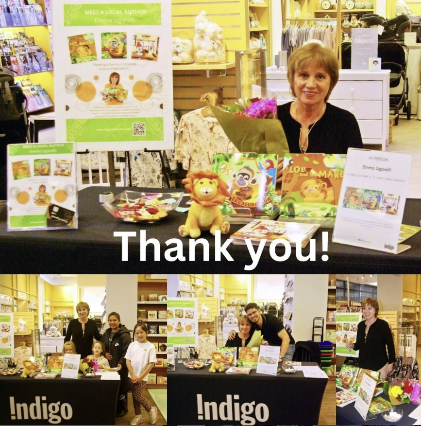 children's-author-emma-ugarelli-at-a-indigo-book-store-signing-book-event