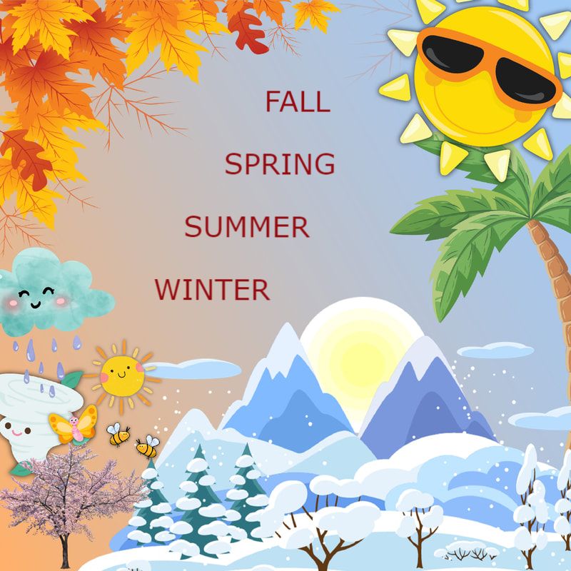 The four seasons , summer, spring, winter and fall